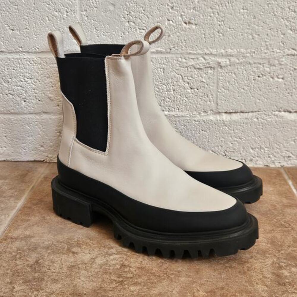 All Saints Harlee Chunky Sole Leather Boots Size 39‎ - Picture 5 of 11
